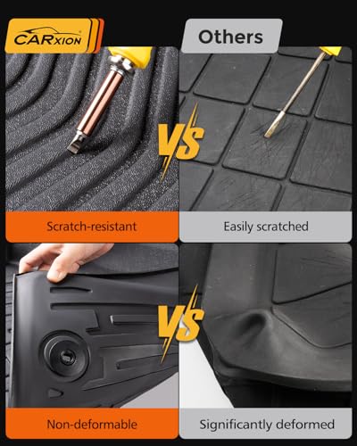for Honda Fit Floor Mats & Cargo Trunk Liner 2015 (4 Count)
