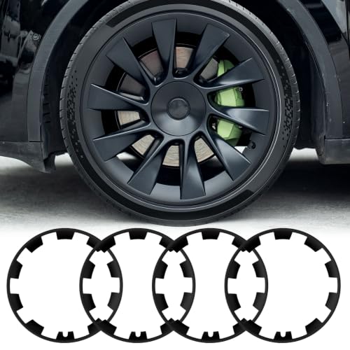 Tesla Model Y Rim Protector Fit 20" Induction Wheels 2020 (4 Count)