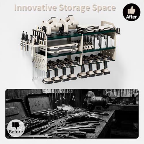 Large Wall Mount Power Tool Organizer
