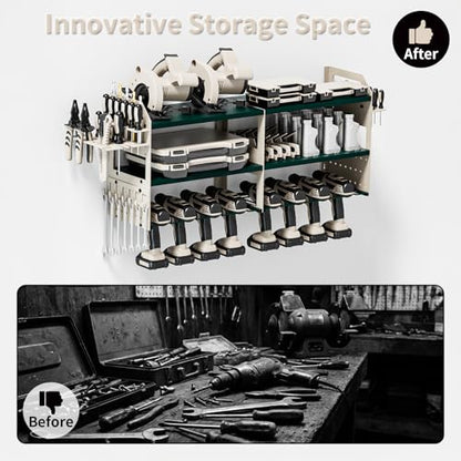 Large Wall Mount Power Tool Organizer