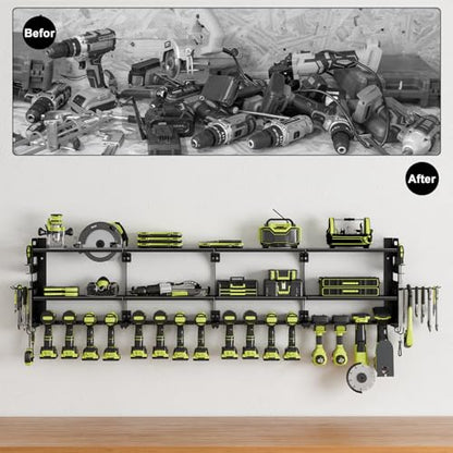 64" Garage Power Tool Wall Organizer