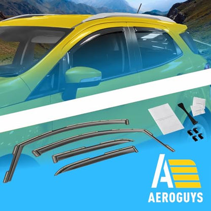 Extra Durable Window Deflectors in (4 Count)