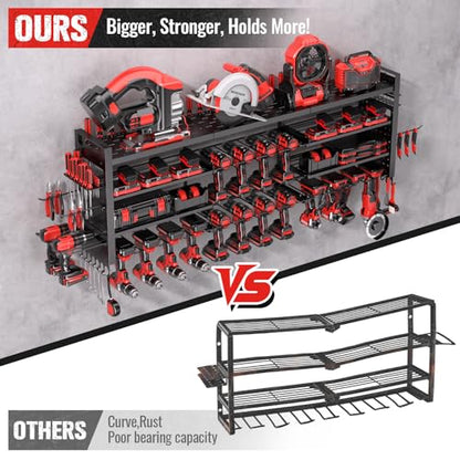 49.8" Power Tool Organizer Wall Mount