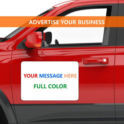 4 Pack Blank Car Door Magnet Sticker (2 Count)