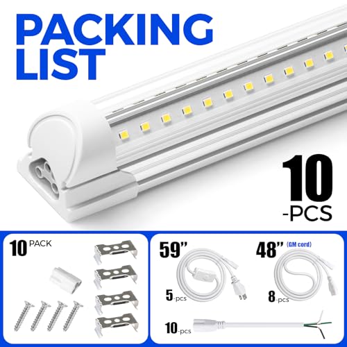 T8 LED Shop Lights 8FT (10 Count)