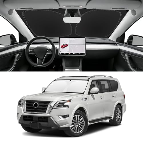 Custom Fit Windshield Sun Shade for Nissan Armada 2017
