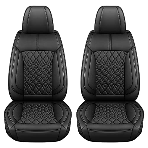 Leather Car Seat Covers Front Pair