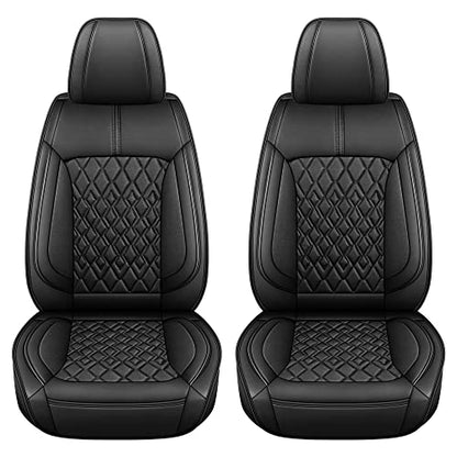 Leather Car Seat Covers Front Pair