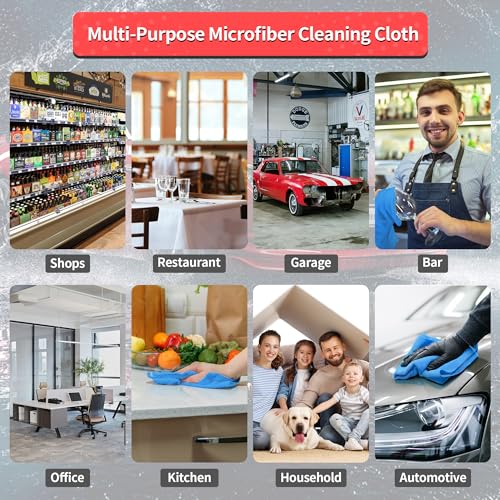 Shop Towels 100 Pack Microfiber Towels for Cars (100 Count)