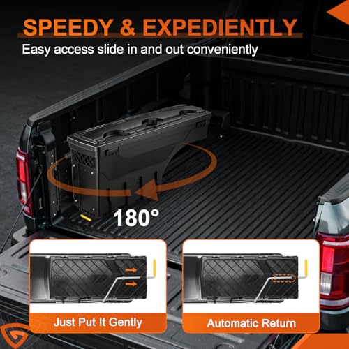 Truck Bed Swinging Toolbox Fits for Chevy GMC Silverado (7.5 Count)