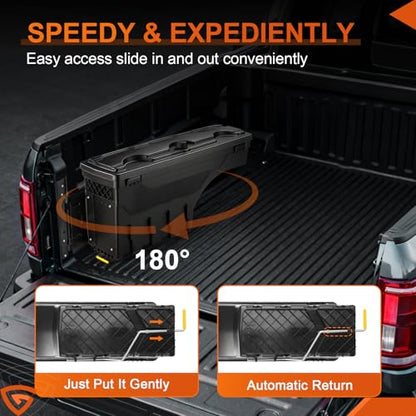 Truck Bed Swinging Toolbox Fits for Chevy GMC Silverado (7.5 Count)