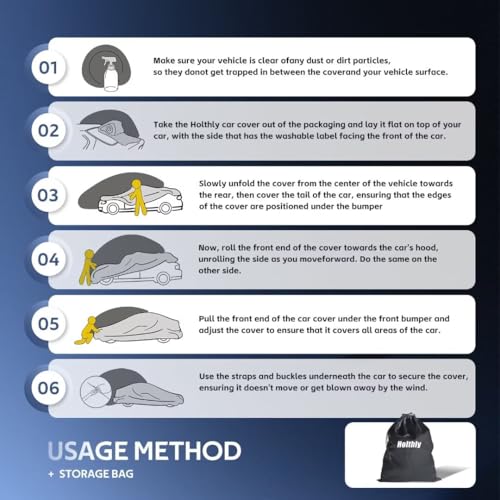 10 Layers Car Cover Custom Fit for Toyota Camry