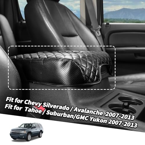 Car Center Console Cover Pad Fit for Chevy Silverado