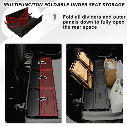 Foldable Under Seat Storage Box for Ford F150 2015