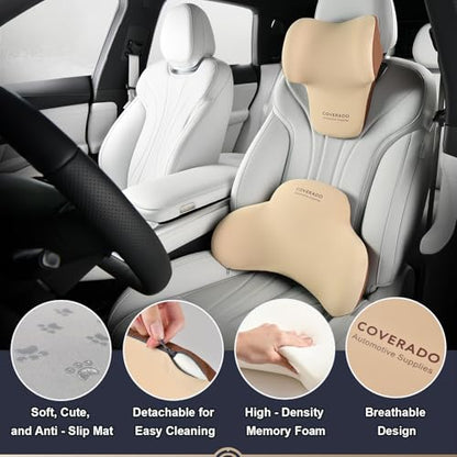 Lumbar Support and Car Neck Pillow