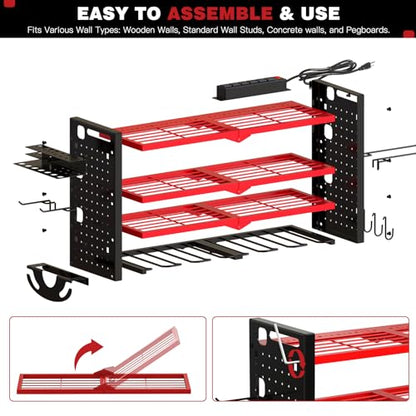 Cordless Power Tool Organizer Wall Mount