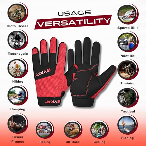 All Weather Motorcycle Gloves for Men & Women