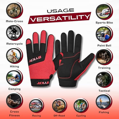 All Weather Motorcycle Gloves for Men & Women