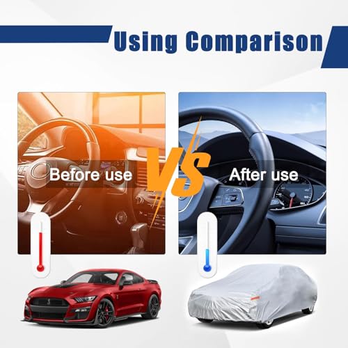 6 Layers Waterproof Car Cover for Ford Mustang