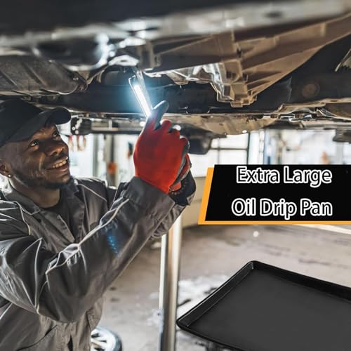 3Pcs Auto Oil Drip Pan Extra Large Oil Drip Pan for Under Car