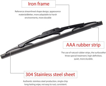 Rear Wiper Arm Blade Set
