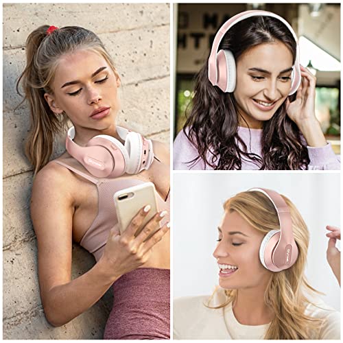 Wireless Bluetooth Headphones Over Ear V6.0 HiFi Stereo with Mic