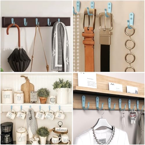 20 Pack Coat Hooks for Hanging (20 Count)