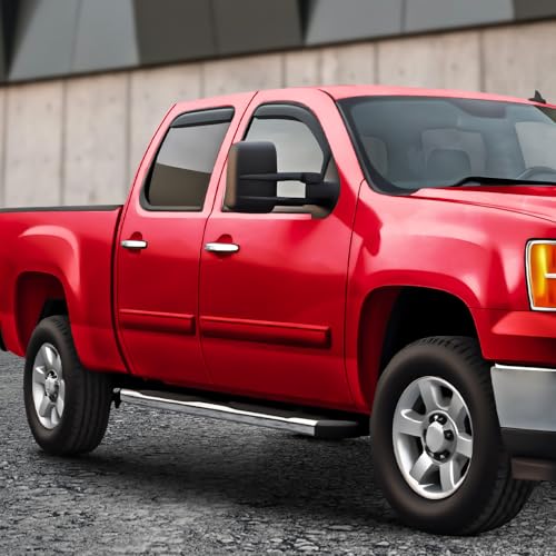 in Channel Extra Durable Rain Guards for Trucks GMC Sierra 2500HD