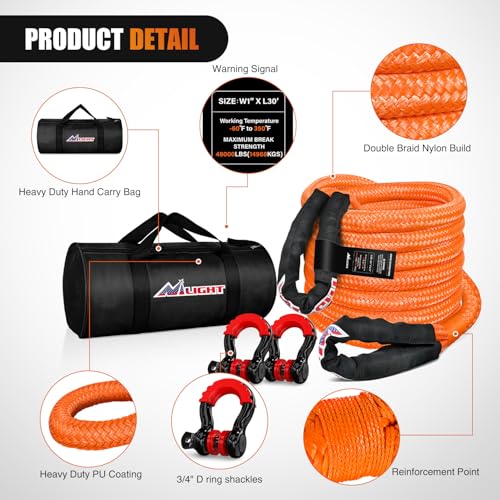 Kinetic Recovery Rope Kit with D