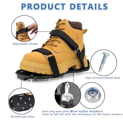Epoxy Shoes Fully Assembled Gunite Spiked Shoes with 3