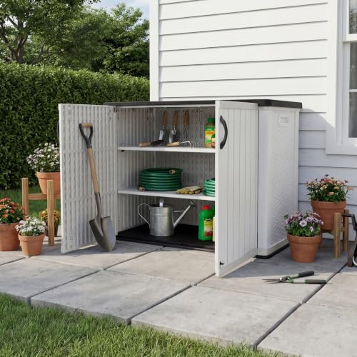 Shelf of 26 50 Cu Ft Outdoor Storage Cabinet