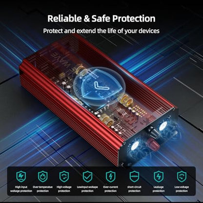 2000W Pure Sine Wave Power Inverter