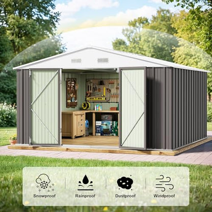 10x10 FT Outdoor Storage Shed