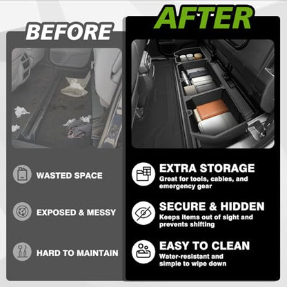 Under Seat Storage Box Compatible with 2026 2025 2024 2023 2022 2017