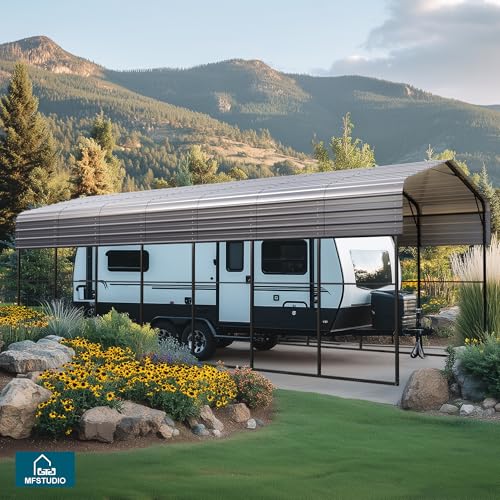 Metal RV Carport 14x35ft