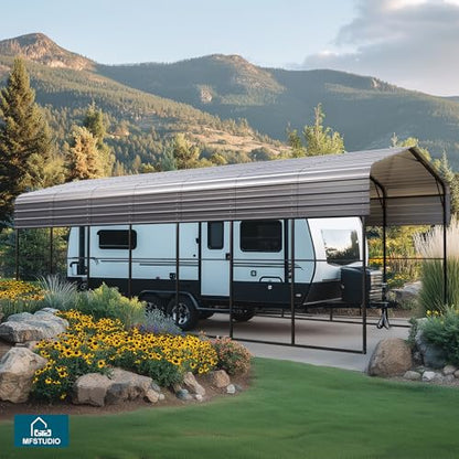 Metal RV Carport 14x35ft