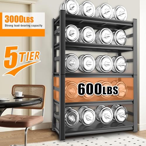 5 Tier Metal Bookshelf