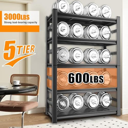 5 Tier Metal Bookshelf