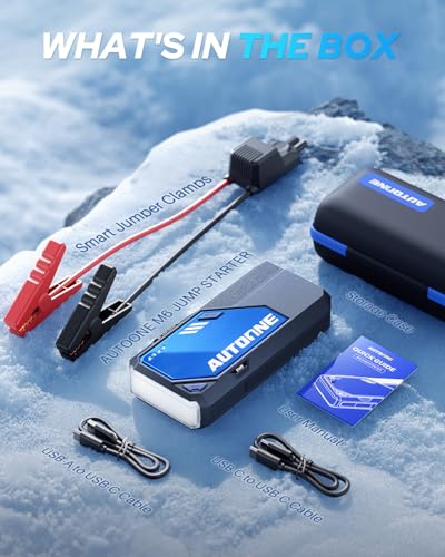 10000A Car Jump Starter 24000mAh Car Battery Jumper Starter Portable 12V