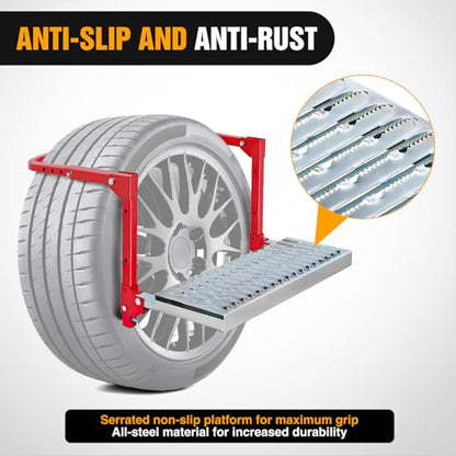 Folding Heavy Duty Tire Step Fit Tire from 10” to 15”