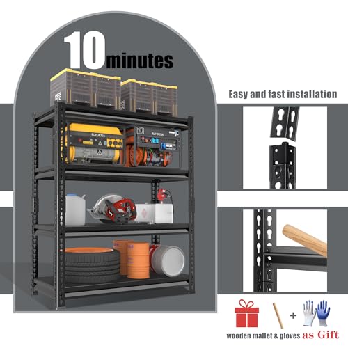 40" W Garage Shelving Heavy Duty