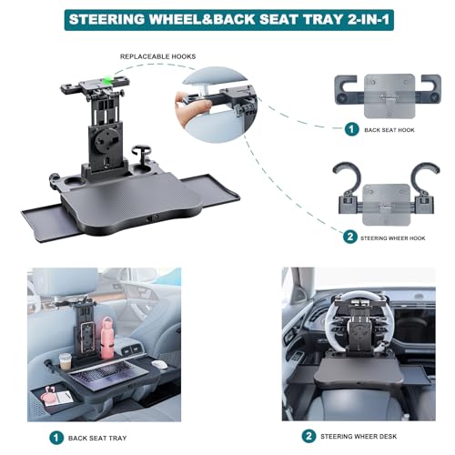 Car Steering Wheel Tray Back Seat Tray