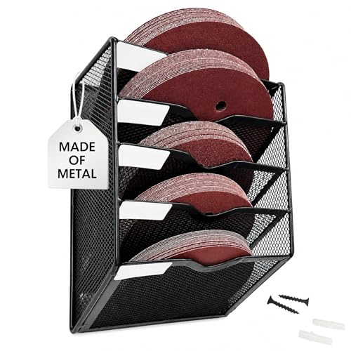 Sandpaper Organizer for 5 & 6 Inch Sanding Discs