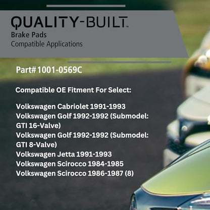 Front Ceramic Brake Pads