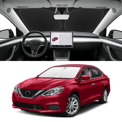 Custom Fit Windshield Sun Shade for Nissan Sentra 2013