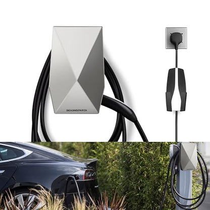 Aluminum Charging Cable Holder Wall Mount for Tesla Charger