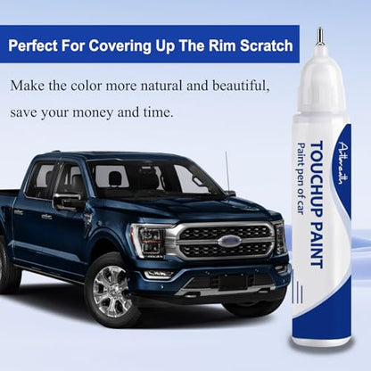 Antimatter Blue Metallic HX Touch Up Paint for Ford OEM Color Match