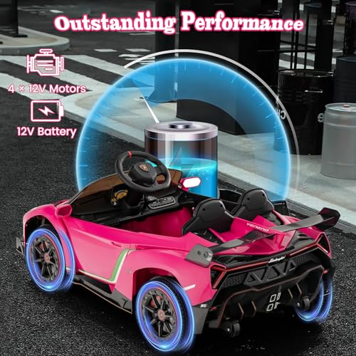 Pink Lamborghini Ride on Car