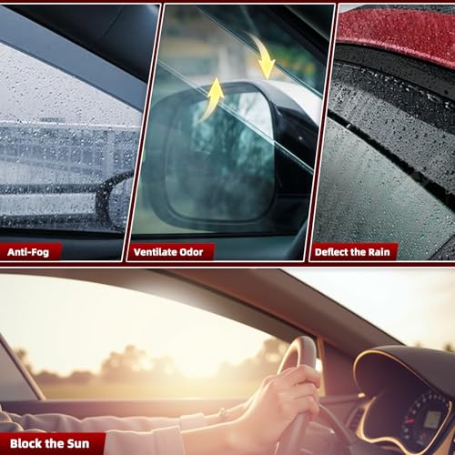 4pcs in Channel Window Rain Guards for Mazda CX (4 Count)