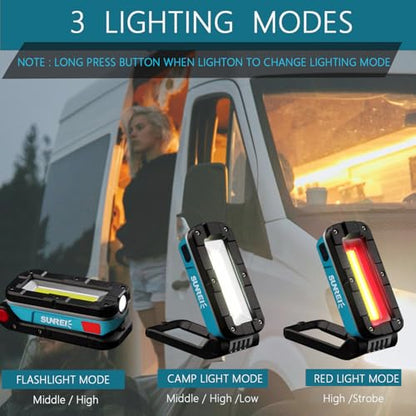 IPX5 1000LM COB Work Light